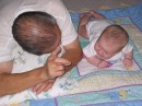 20040707 - Grandpa and Syd * 1200 x 900 * (237KB)